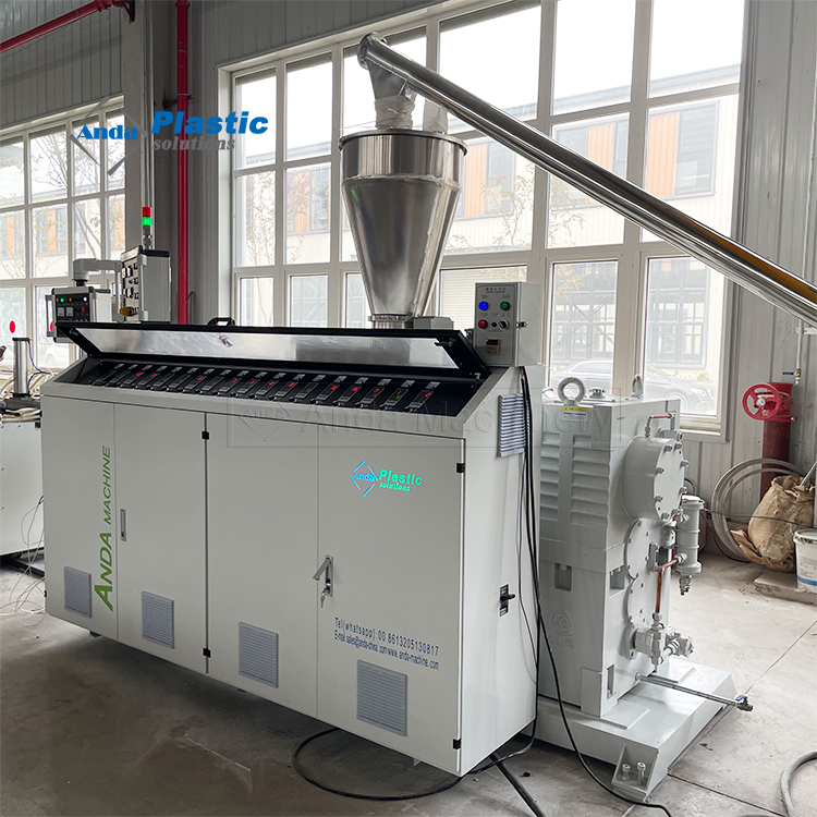 High Speed 65/138 Conical Twin Screw PVC Ceiling Wall Panel Making Manufacturing Machine Extruder Line